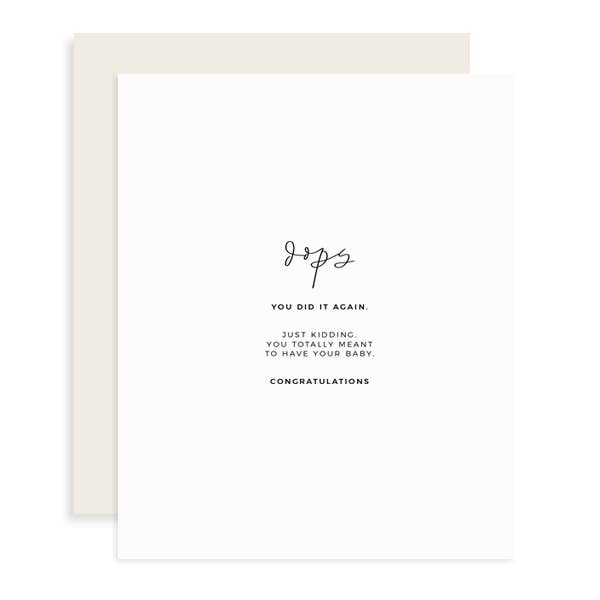 Oops You Did It Again