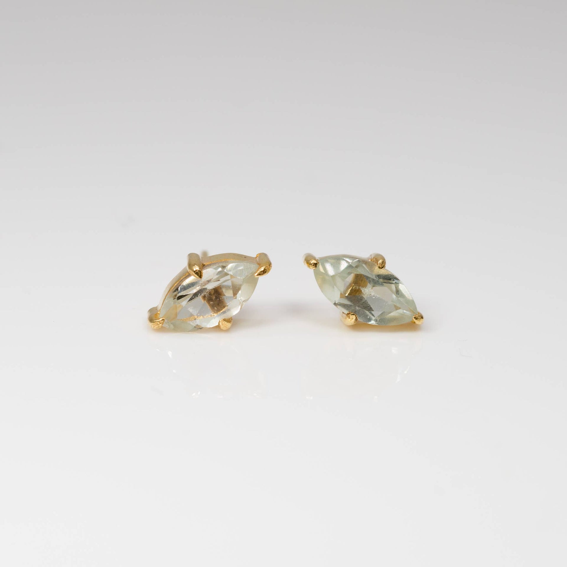 Marquoise Point- Green Amethyst earrings