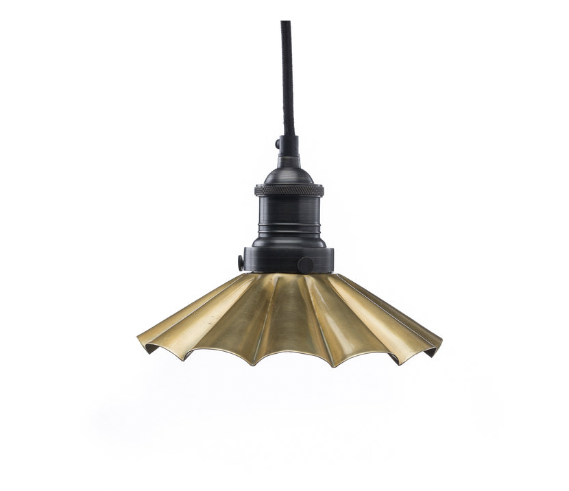 Flower Shade- Brass