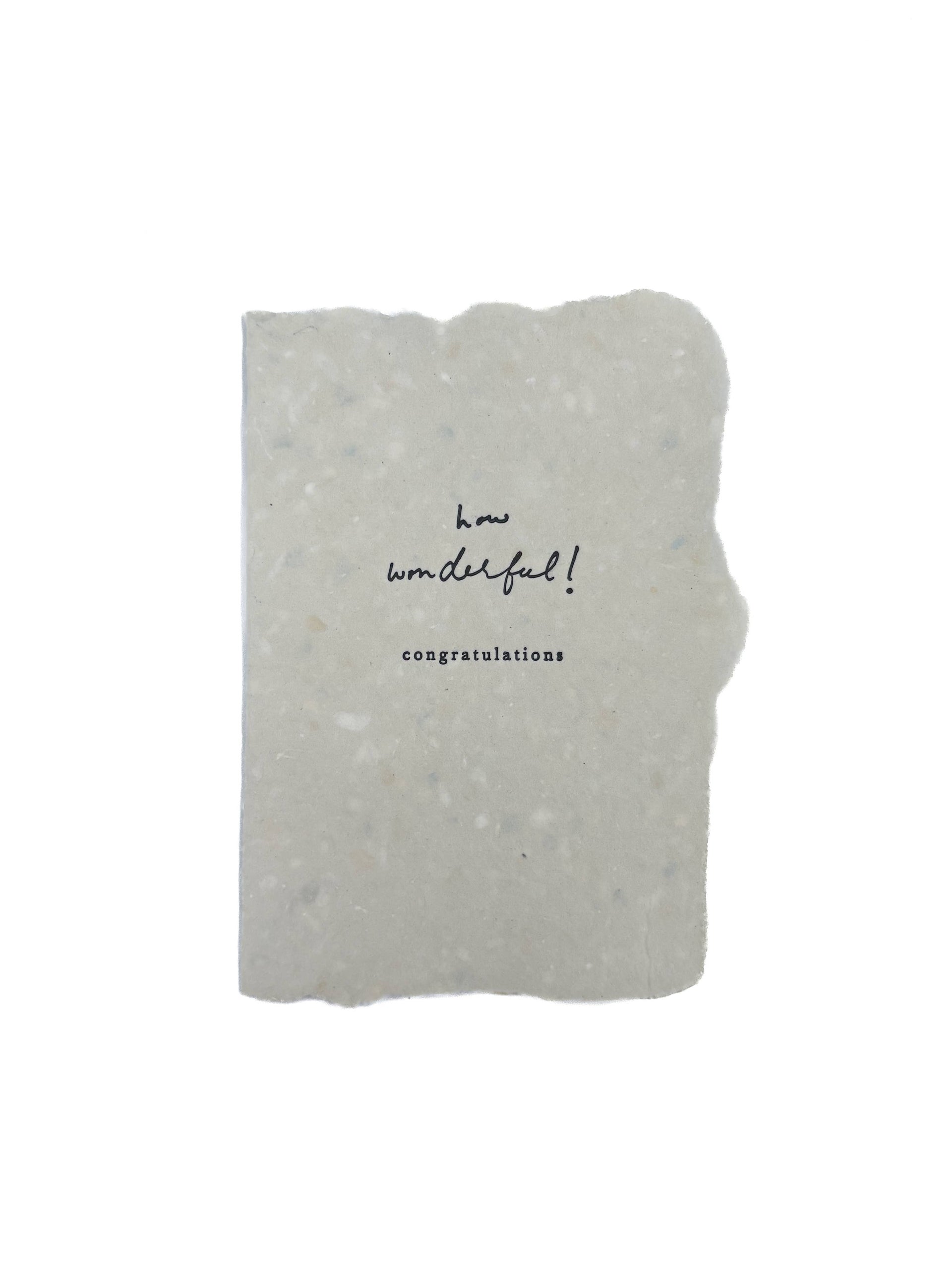 How wonderful! congratulations card - farmette