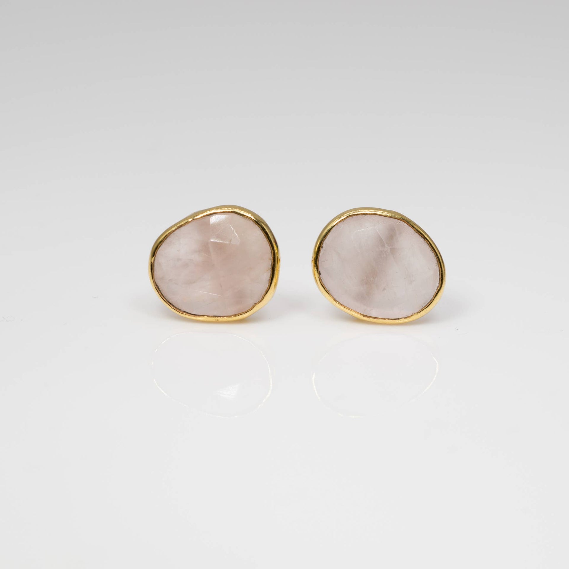 Gem Rose Cut earrings