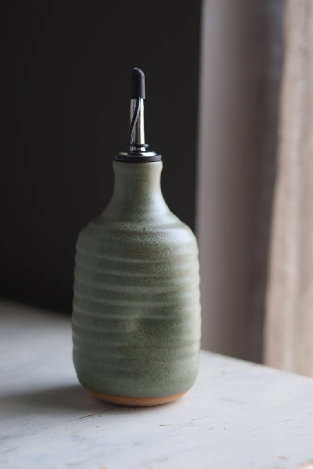Olive Oil Cruet- Sage Green