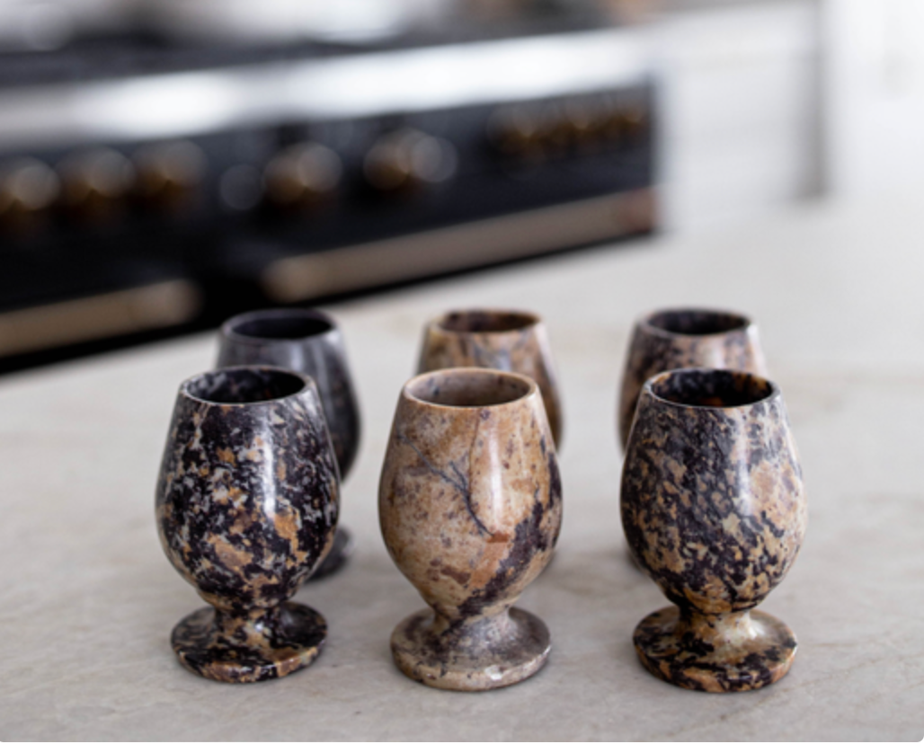 Soapstone Shot Glasses