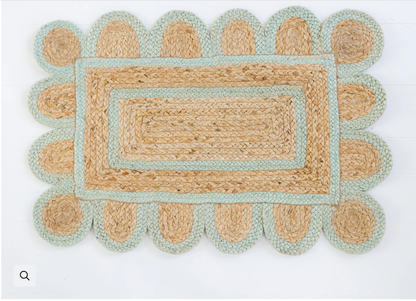 Natural Fiber Rug,Lt. Blue - Safavieh