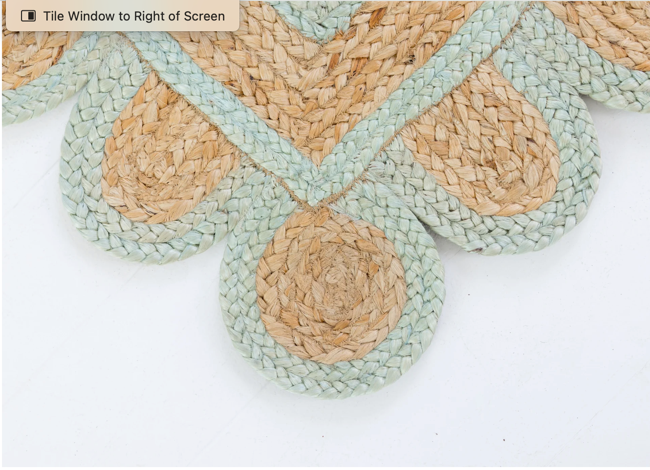 Natural Fiber Rug,Lt. Blue - Safavieh