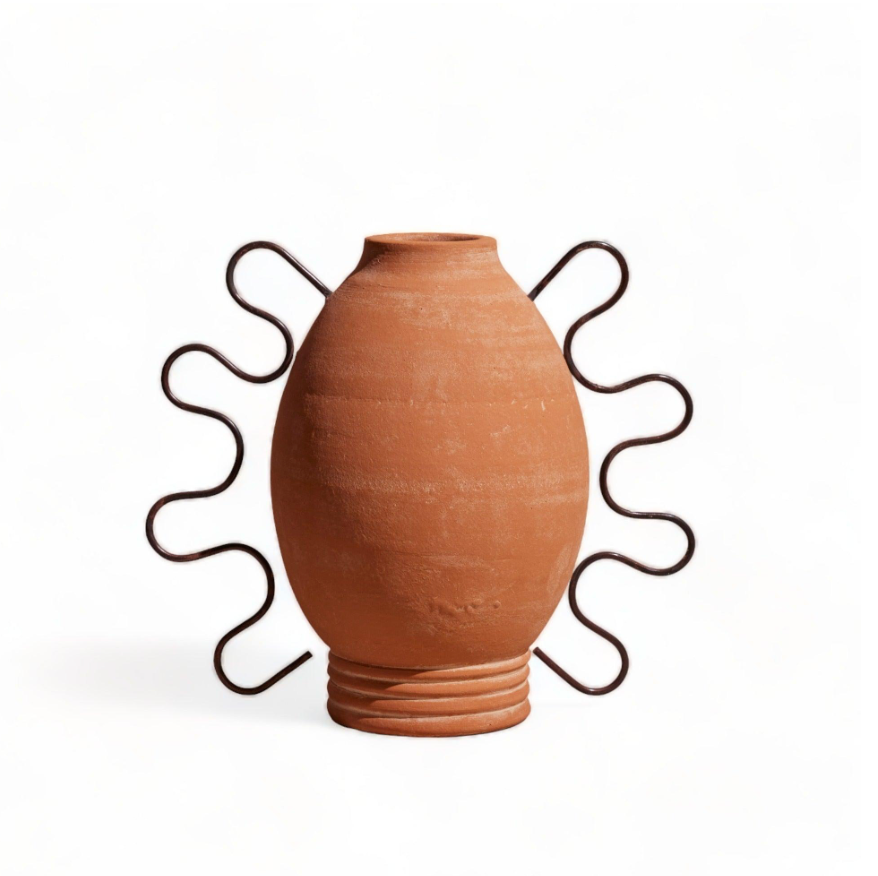 Aman Terracota Vessel by Diego Olivero Studio