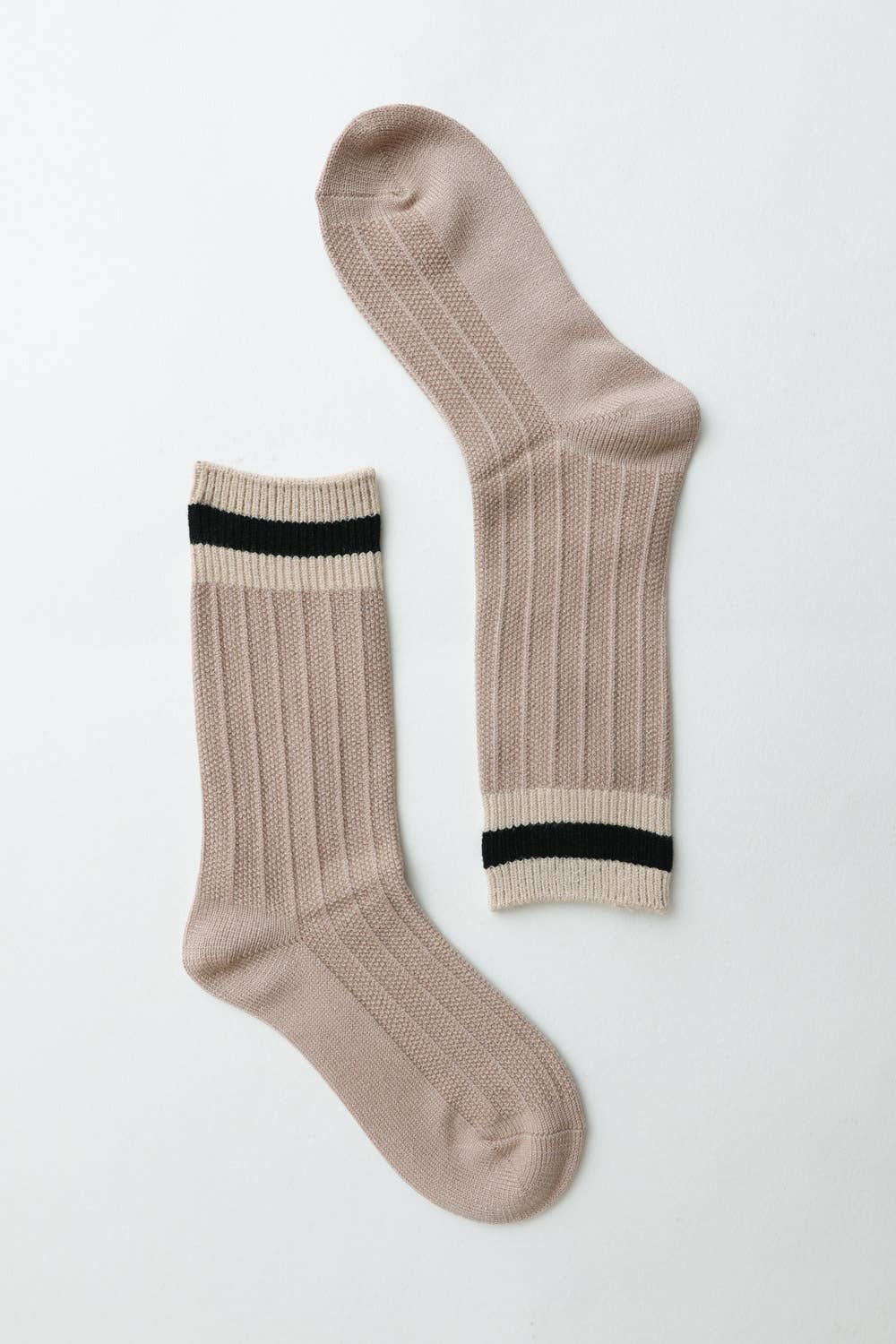Cozy Retro Color Block Wool Crew Socks - Vintage Style 🧦