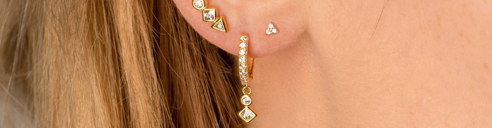 Etta Studs: Gold Earrings