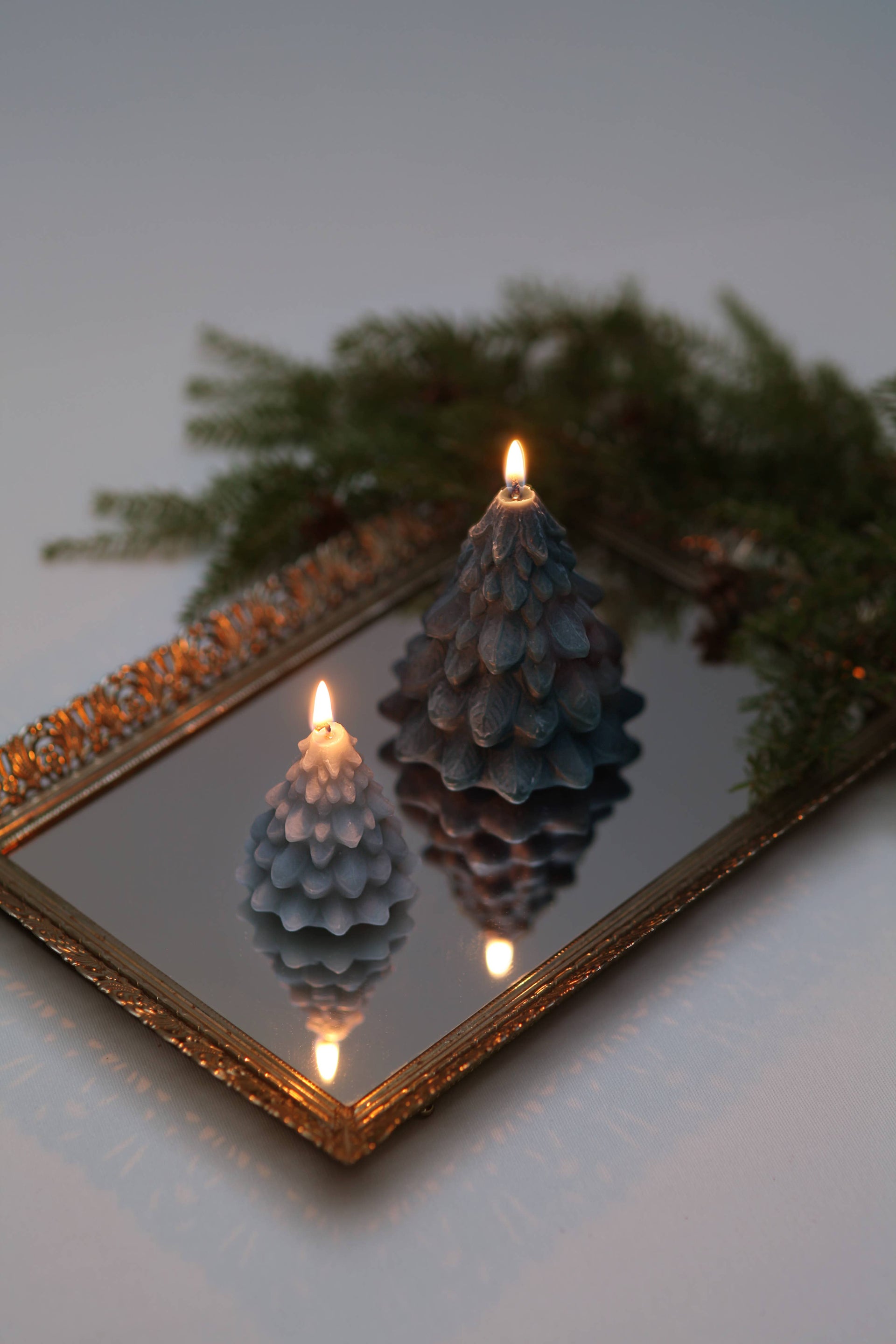 Sculpted Beeswax Tree Candle | 2 Sizes