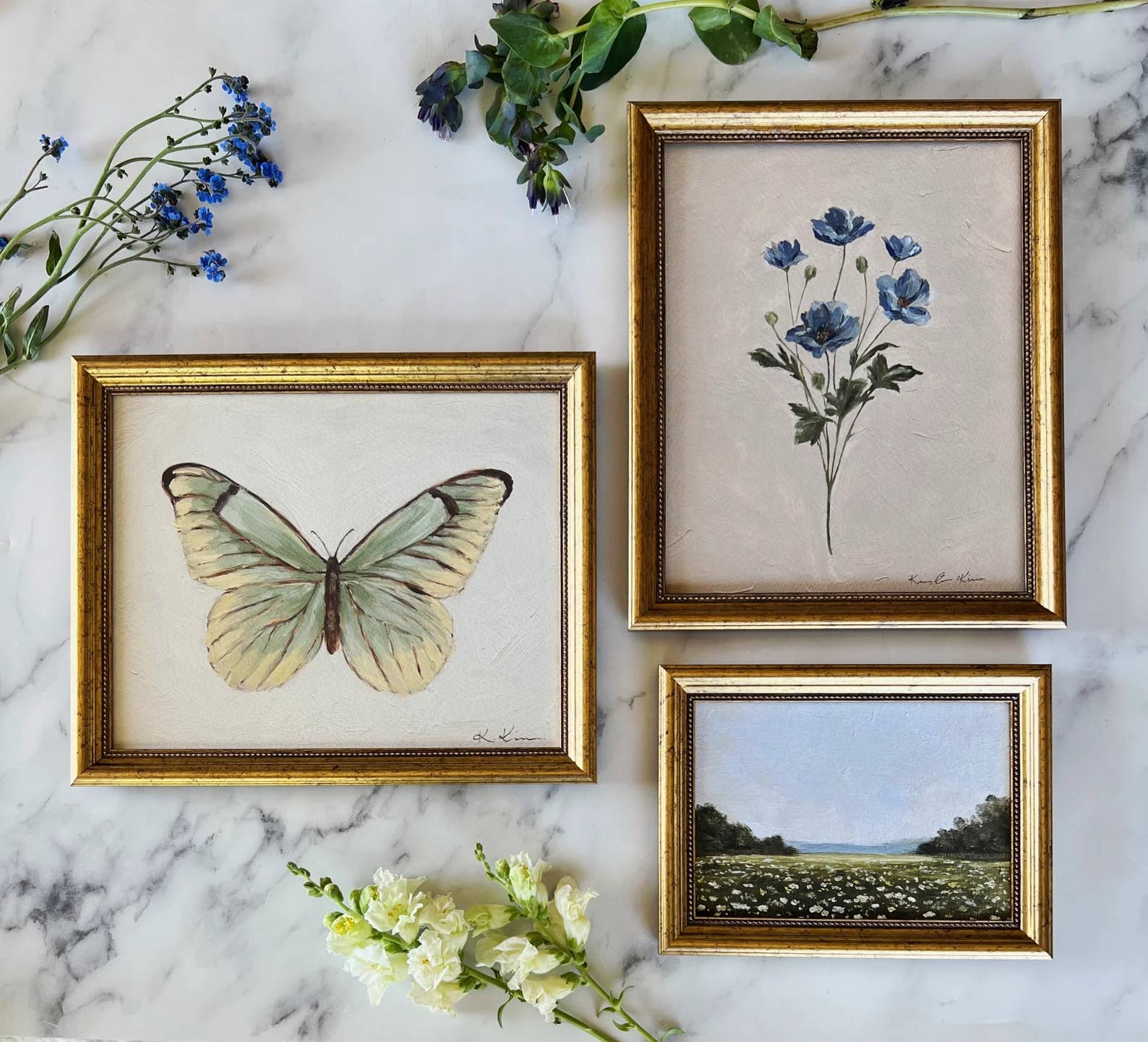 FRAME 5"x7" Gold-  Kirista Kim