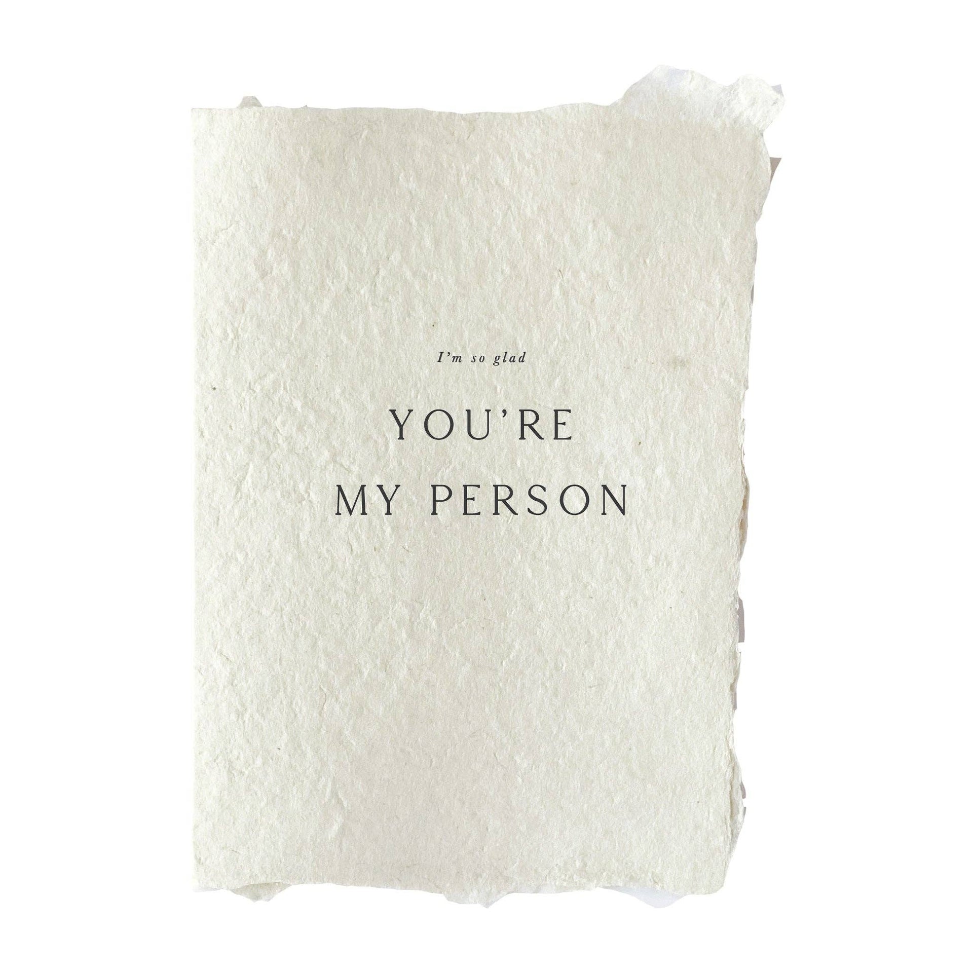 You're my person card - farmette