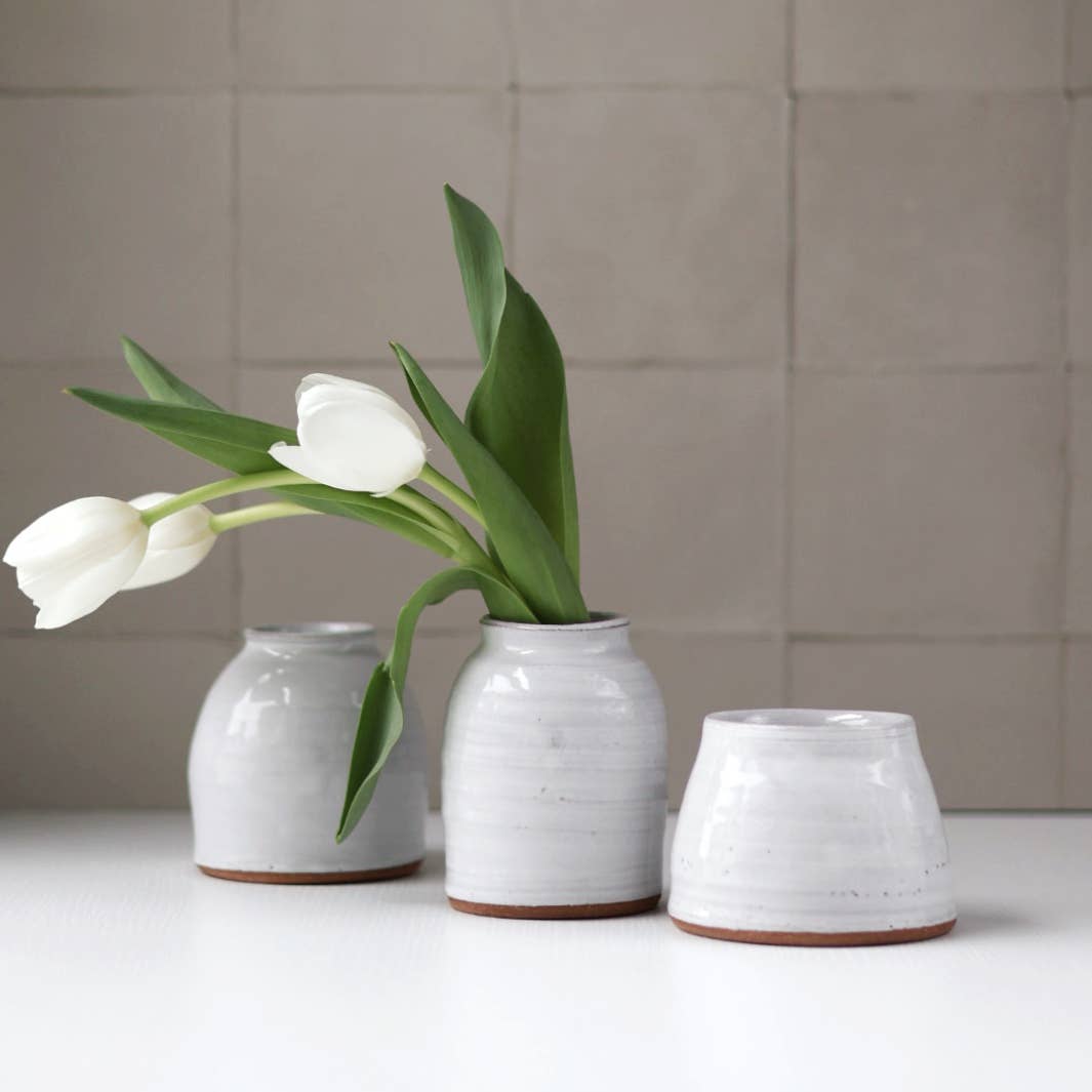 Handmade Small Ceramic Vase- Gravesco Pottery