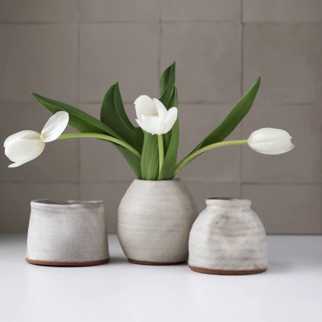 Handmade Small Ceramic Vase- Gravesco Pottery