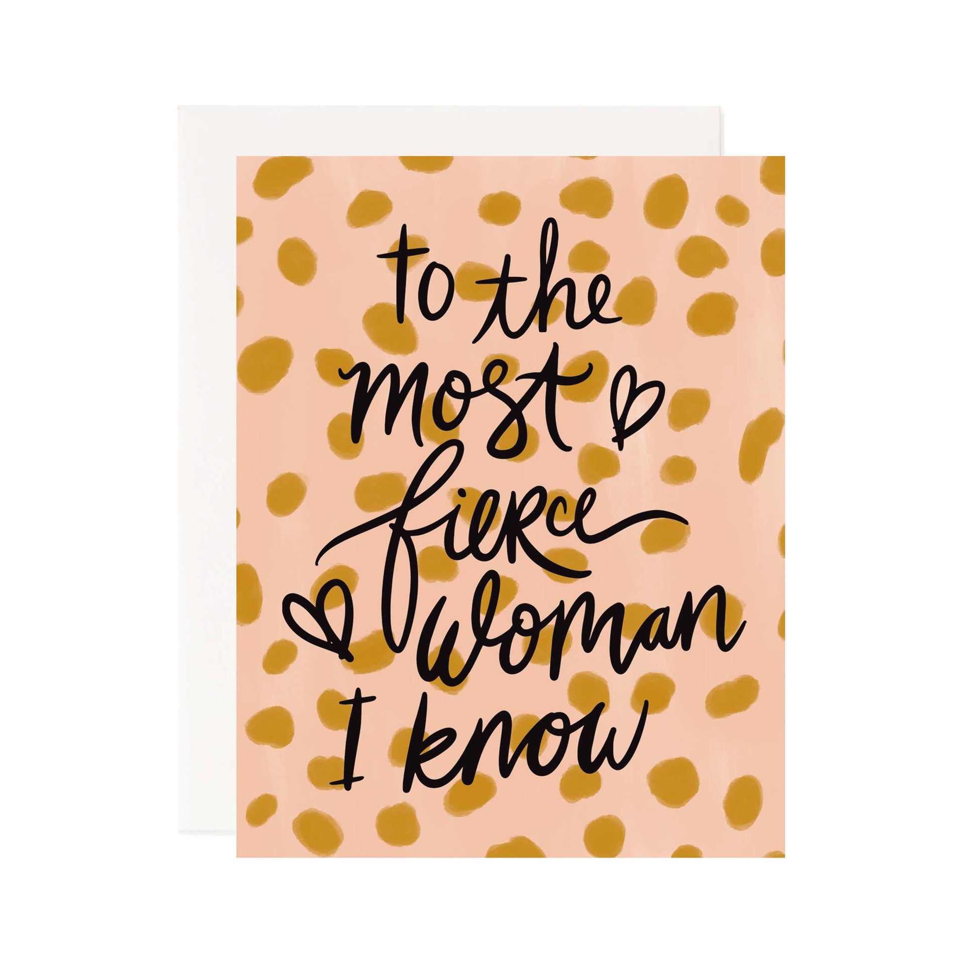 Fierce Woman Greeting Card