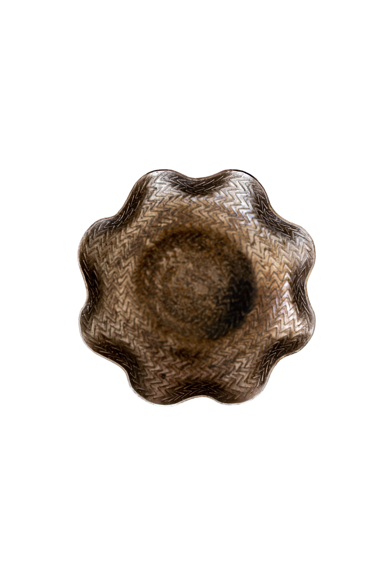 Aluminium Textured Decorative Tray - Luxe B Co
