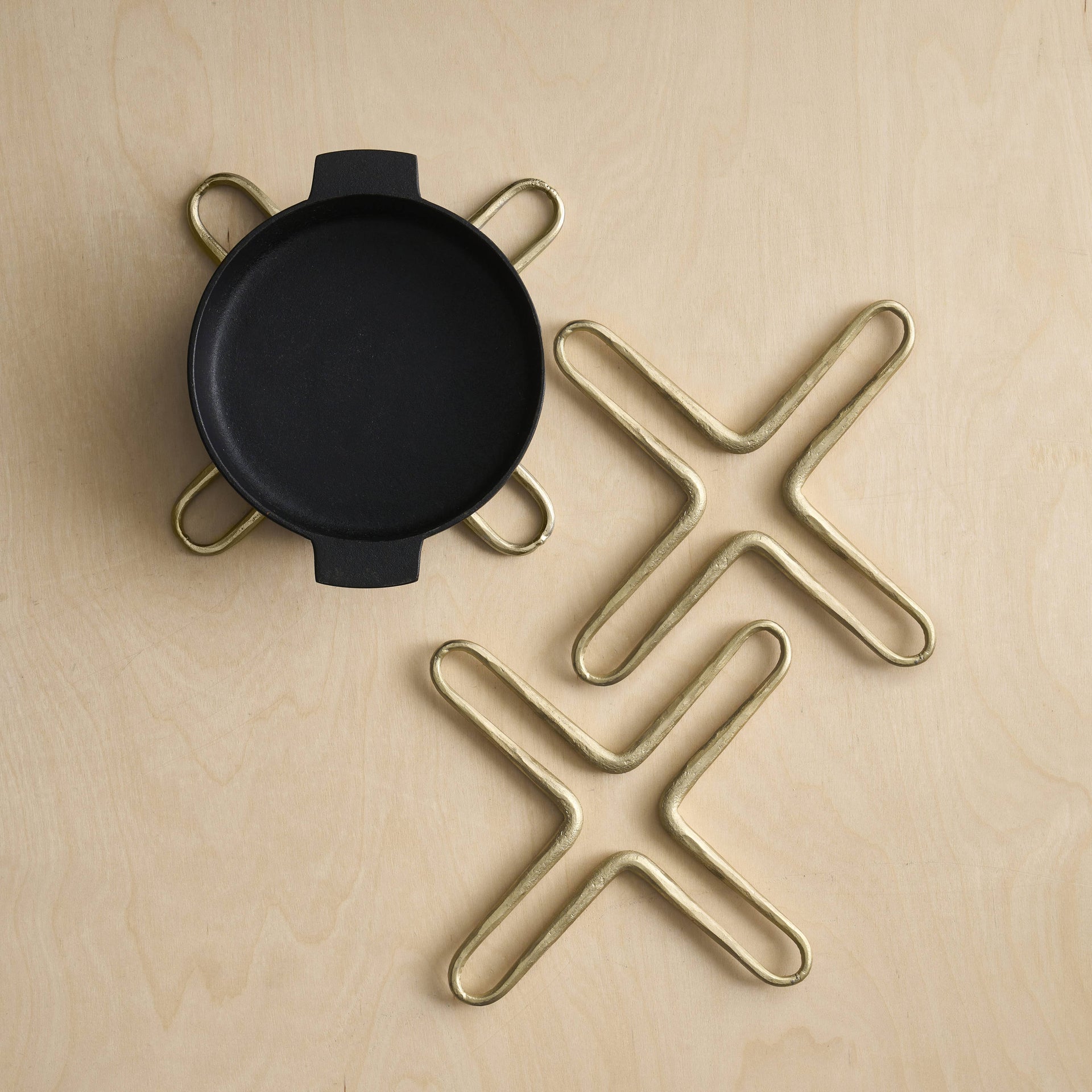 Forge Brass Trivets
