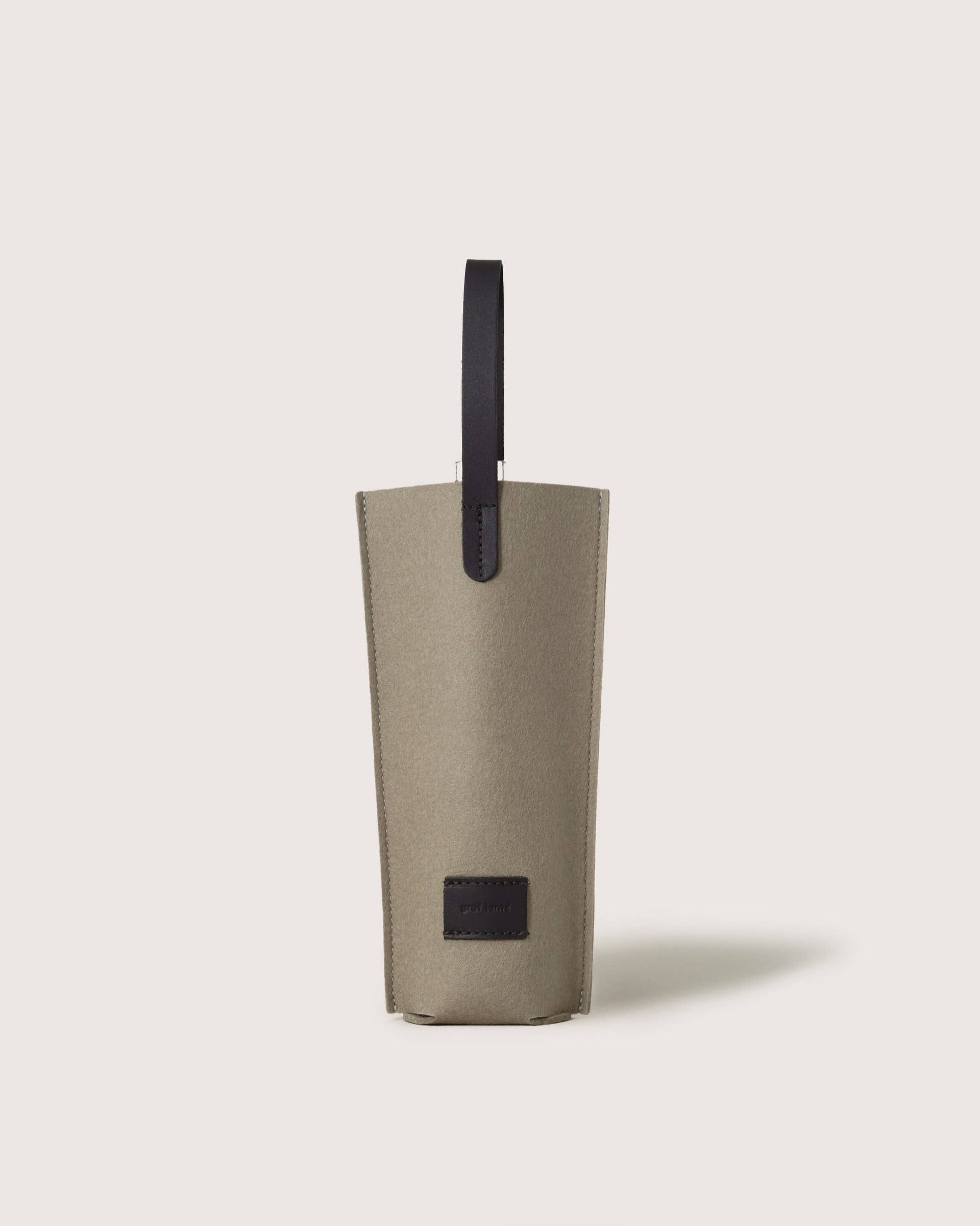 Hana Merino Wool Bottle Bag - Clay