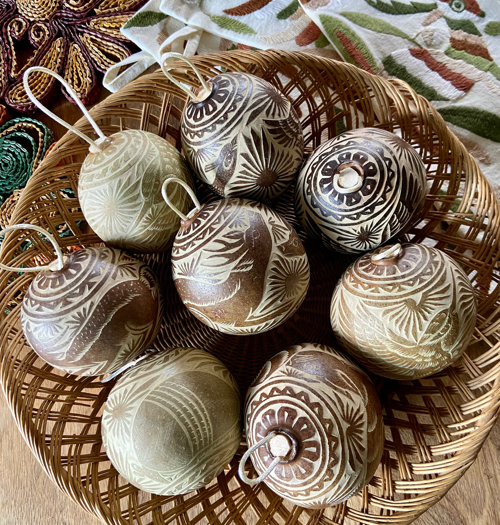 Oaxaca Jicara Ornament