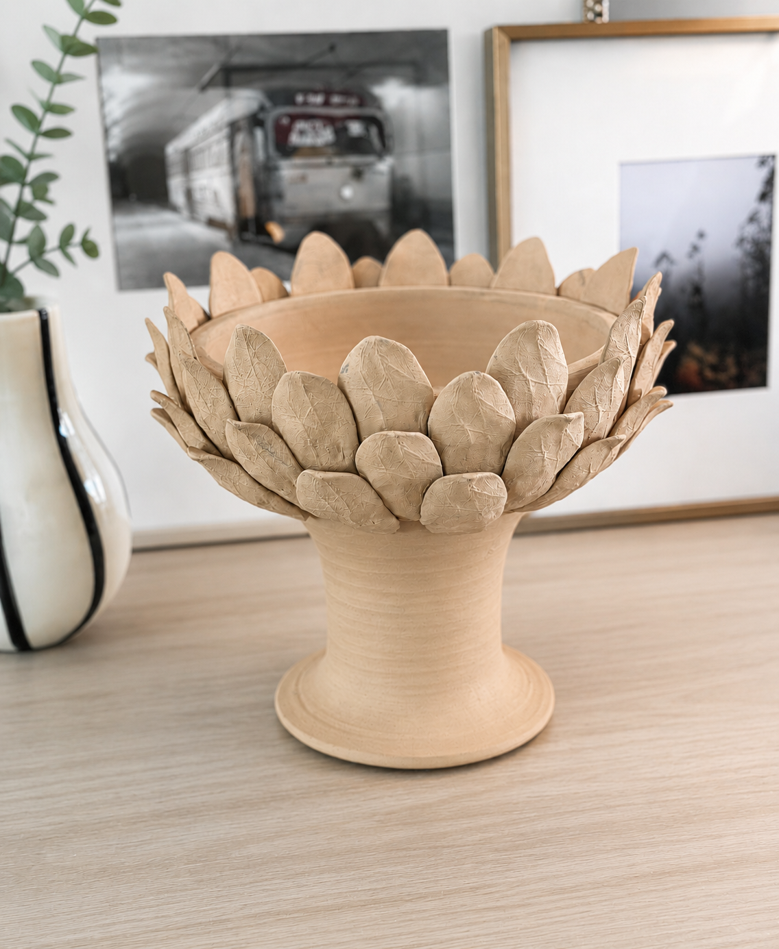 Portuguese Terracotta Artichoke Bowl