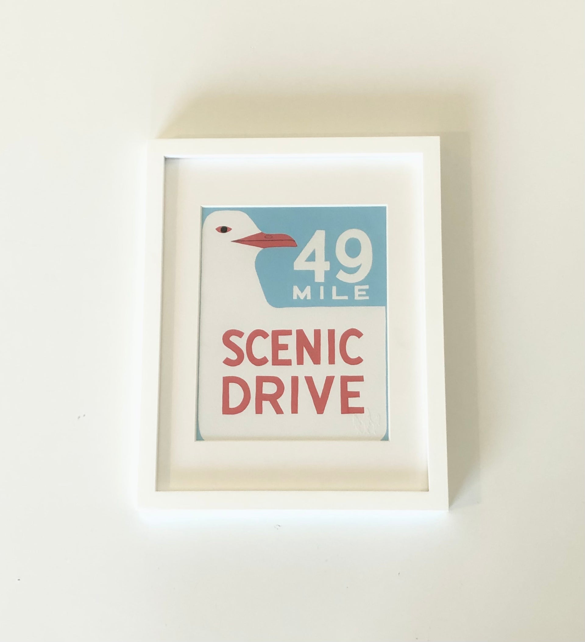 49 Mile Scenic Drive Framed Print