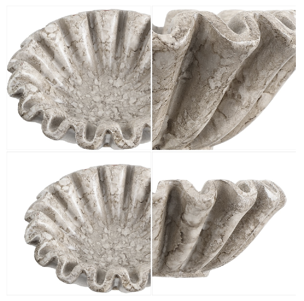 Soho Ruffle Bowl Lg. 7" X 7" X 2.5" - Safavieh