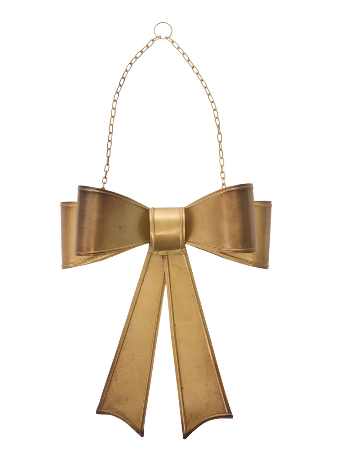 Bow Wreath- Brass