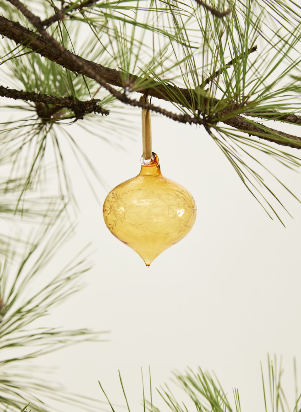 Etched Bauble Ornament