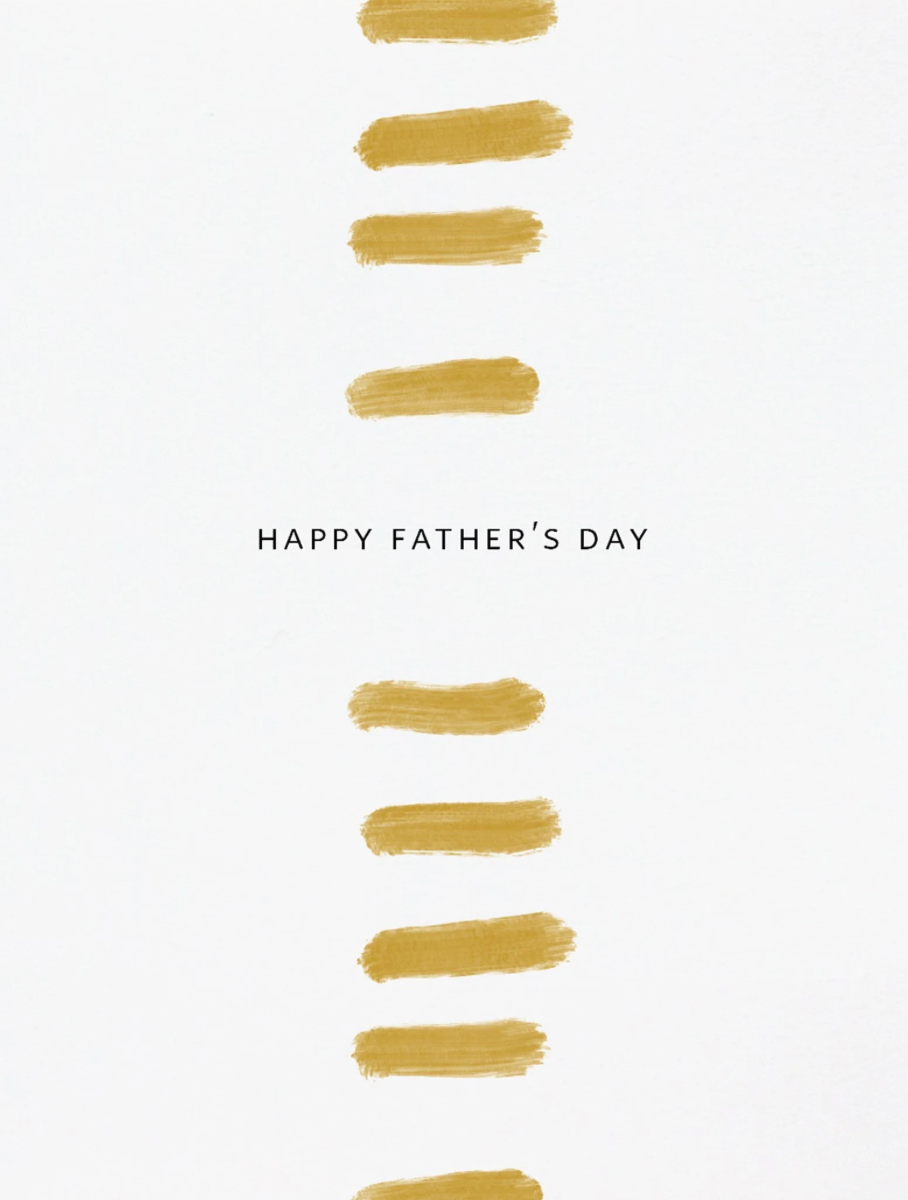 Father's Day Dashes Greeting Card