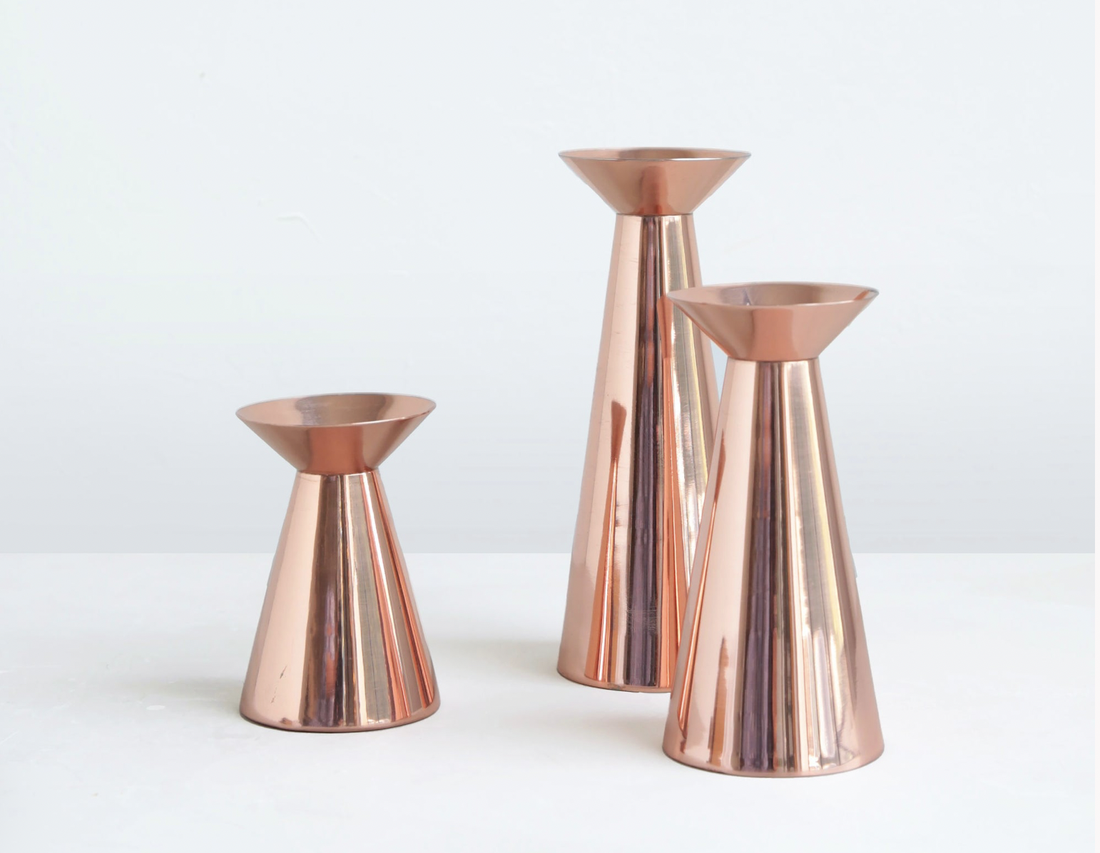 Copper Grand Taper Holders