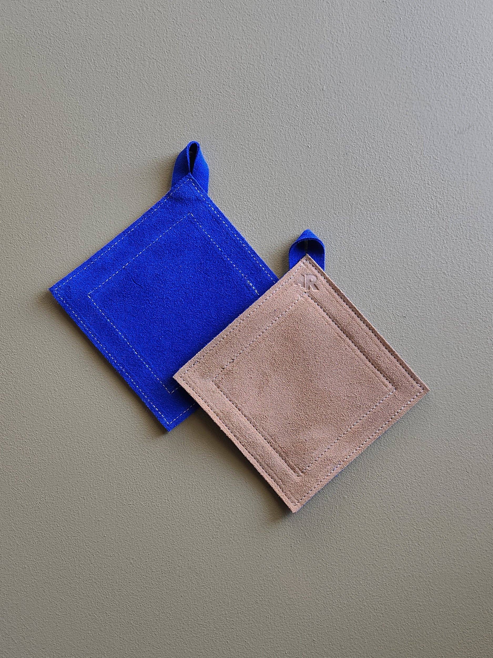 Suede Potholder - Cobalt - All Roads