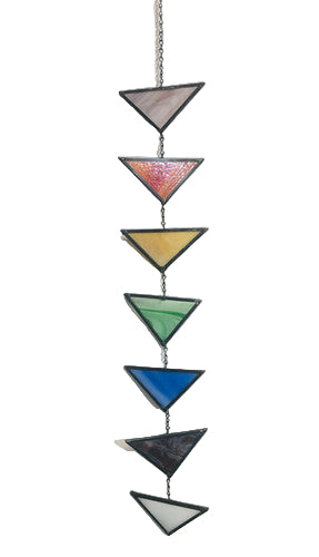 Cloudy Rainbow Gradient 7 Stained Glass